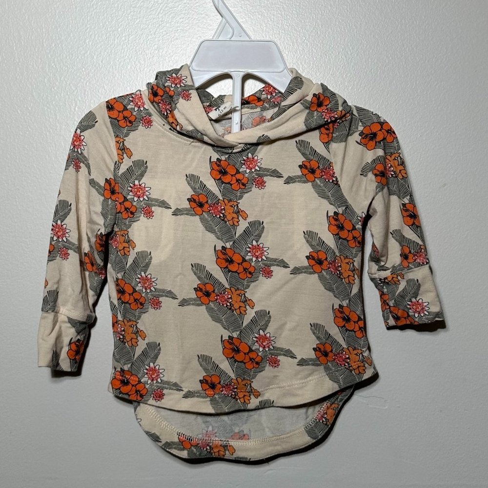 Kate Quinn | Tropical Floral | Sweatshirt | Summer Weight Bamboo | 6-12 months